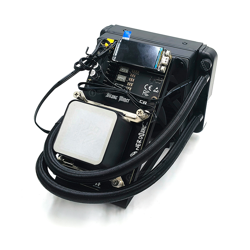 Майнер Bitaxe NerdQaxe Rev 6.1 Hydro 6TH/s Bitcoin SOLO